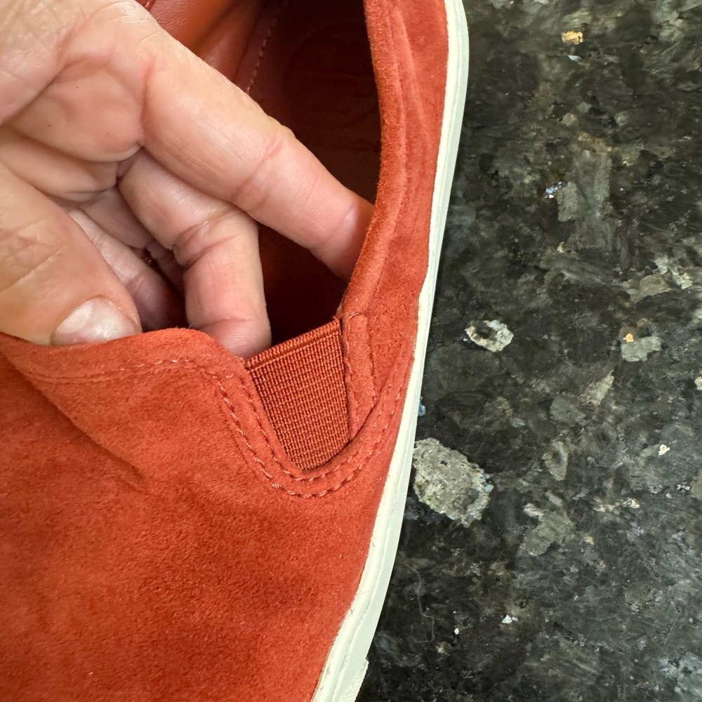 Tory Burch Burnt Orange Suede Footwear - Picture 2 of 9